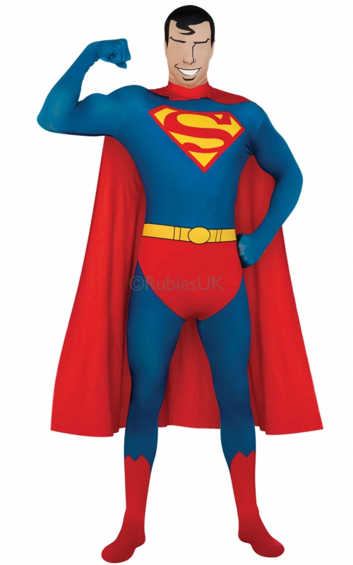 Kostýmy na karneval - Karnevalový kostým 2nd Skin Superman - licenční kostým