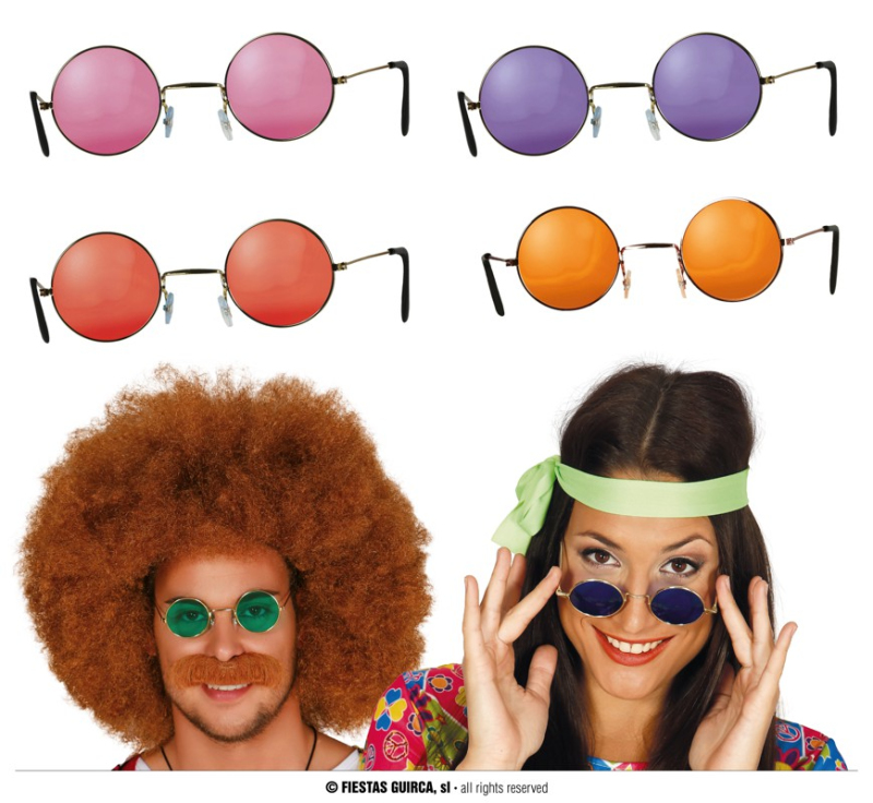 Doplňky na karneval - Fiestas Guirca Hippie brýle