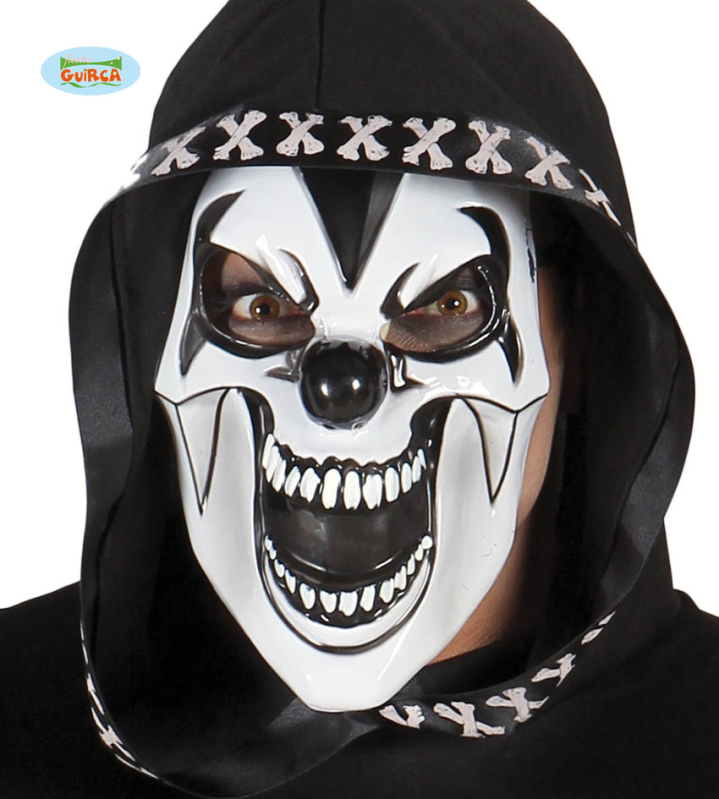 Karnevalové masky, latexové masky - Fiestas Guirca Maska klauna - terror