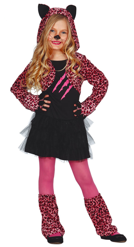 Karnevalové kostýmy - Fiestas Guirca Kostým leopard pink