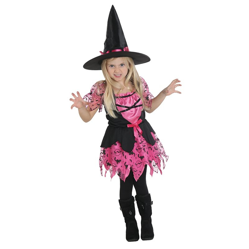 Karnevalové kostýmy - Rubies Deutschland HEXE pink - růžová čarodějnice