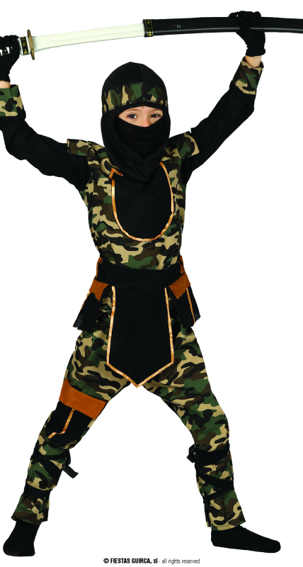 Karnevalové kostýmy - Fiestas Guirca Ninja Commando - kostým pro kluky