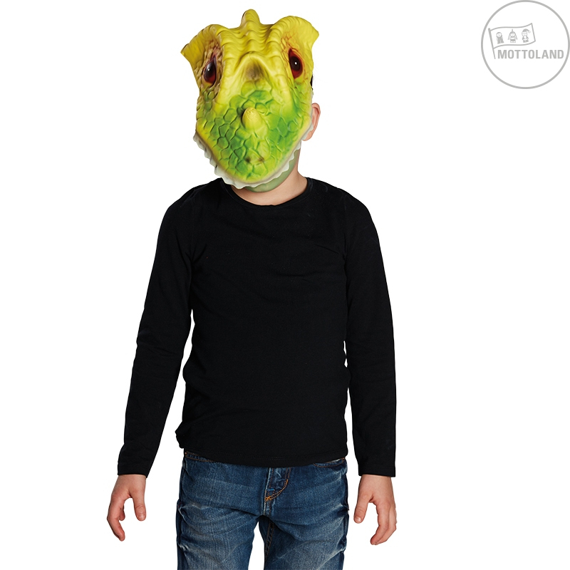 Karnevalové masky, latexové masky - Mottoland Dětská maska dinosaur