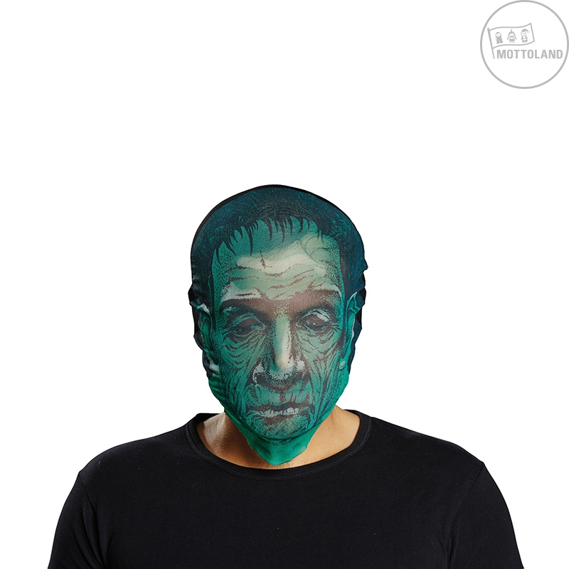 Karnevalové masky, latexové masky - Mottoland Maska Zombie zelená
