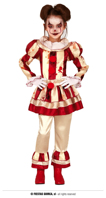 Karnevalové kostýmy - Fiestas Guirca Kostým pruhovaný klaun