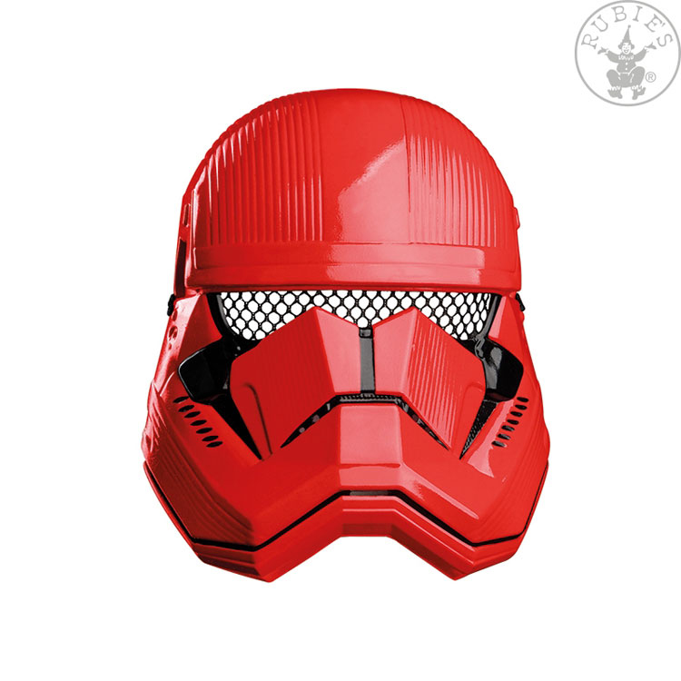 Karnevalové masky, latexové masky - Maska Red Stormtrooper 1/2 Mask EP. IX- dětská maska