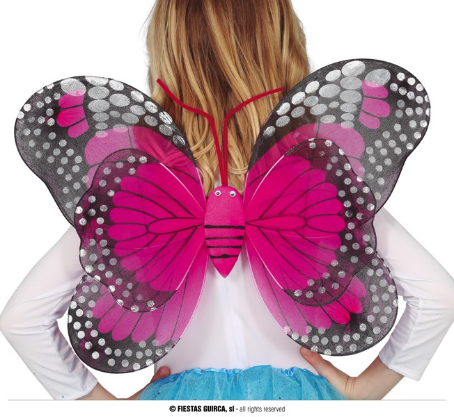 Doplňky na karneval - Fiestas Guirca Motýlí křídla 50 x 37 cm pro děti