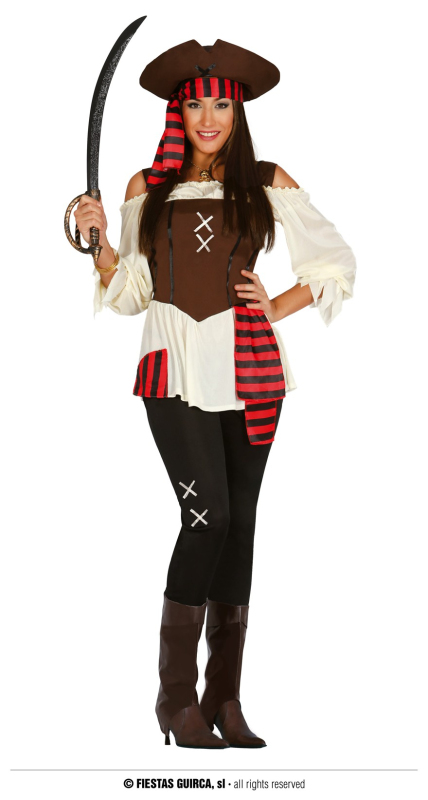 Karnevalové kostýmy - Lady pirate seven seas