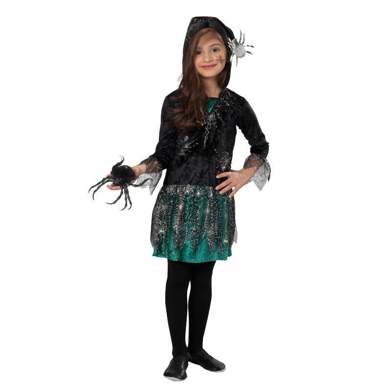 Karnevalové kostýmy - Rubies Deutschland Pavoučí dívka - šaty s kapucí