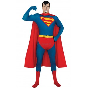 Rubies Karnevalový kostým 2nd Skin Superman - licenční kostým