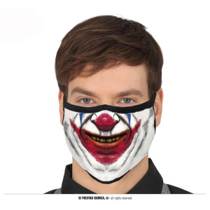 Fiestas Guirca Obličejová maska - rouška smějící se klaun