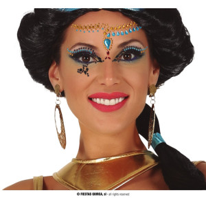 Fiestas Guirca Obličejové drahokamy egyptská královna