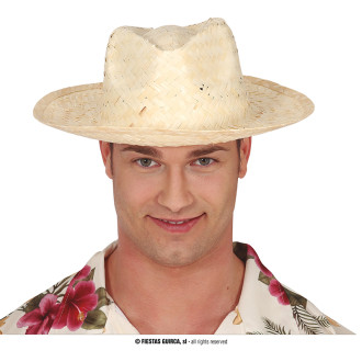 Fiestas Guirca Slaměný klobouk nebarevný