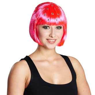 Paruka Diamond Trixy neon-pink
