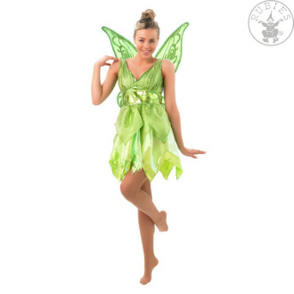 Adult Tinkerbell - licenční kostým s křídly