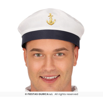Fiestas Guirca Námořnická čepička MARINERO s kotvou