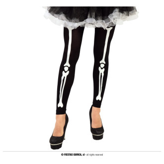 Fiestas Guirca Punčochy s kostmi - skeleton X