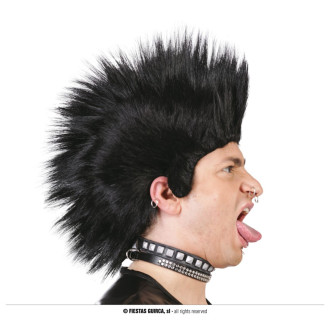 Fiestas Guirca Paruka PUNK černá