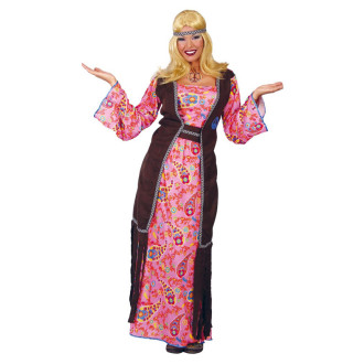 Fiestas Guirca Hippie - dámský dlouhý kostým D