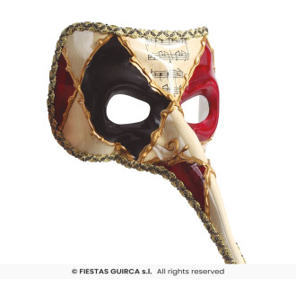 Fiestas Guirca Benátská maska s nosem - muzika
