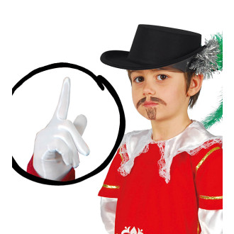 Fiestas Guirca Dětské rukavice bílé