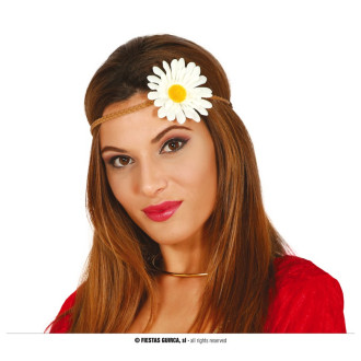 Fiestas Guirca Čelenka s kopretinou HIPPIE