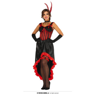 Fiestas Guirca Dámský kostým na karneval CAN-CAN