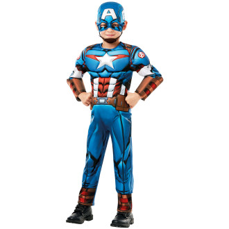 Kostým pro chlapce Captain America Avengers Assemble Deluxe