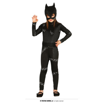 Fiestas Guirca Dívčí kostým na karneval BLACK KITTY