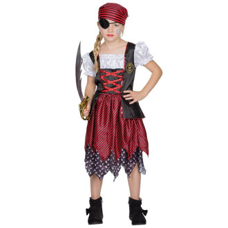 Rubies Deutschland Dětský kostým na karneval pirátka MERY