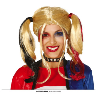 Fiestas Guirca Blond paruka Harley Quinn