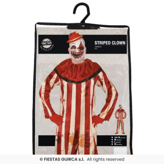 Fiestas Guirca Kostým na halloween KILLER CLOWN