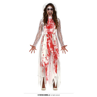 Fiestas Guirca Kostým na halloween krvavá nevěsta