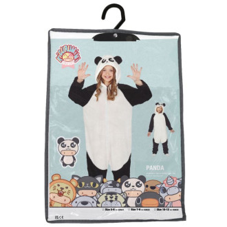 Fiestas Guirca Kostým panda - overal s kapucí dětský