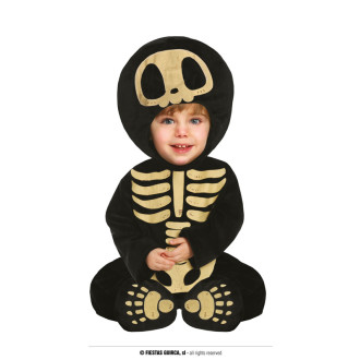 Fiestas Guirca Kostým pro děti baby skeleton 1 - 2 roky