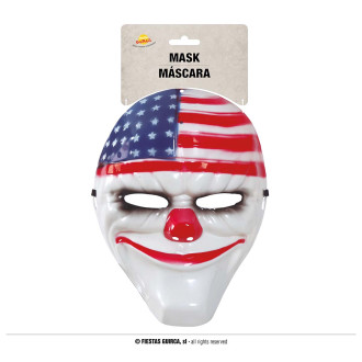 Fiestas Guirca Maska klaun USA