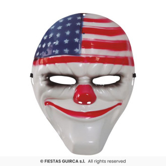 Fiestas Guirca Maska klaun USA