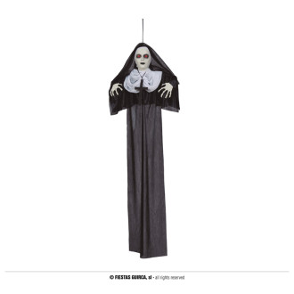 Fiestas Guirca Závěsná jeptiška 120 cm - strašidlo na halloween