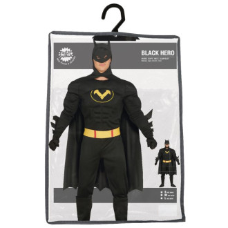 Fiestas Guirca Kostým superhrdiny - black hero