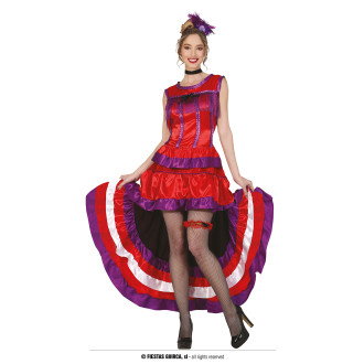 Fiestas Guirca Dámský kostým CANCAN