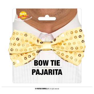Fiestas Guirca Motýlek flitrový zlatý