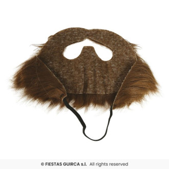 Fiestas Guirca Hnědé vousy s knírem
