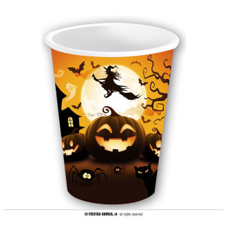 Fiestas Guirca Pohárky  halloween 6 ks