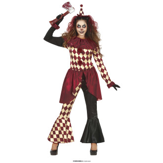 Fiestas Guirca Horrorový klaun dámský kostým
