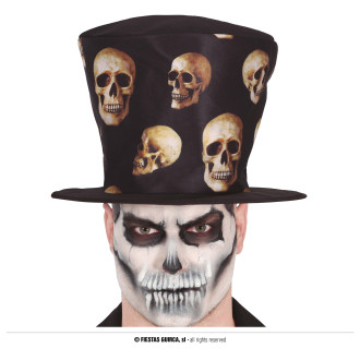 Fiestas Guirca Klobouk SKULLS s lebkami