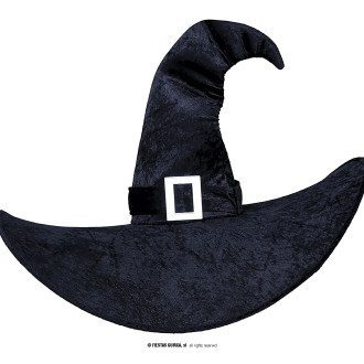 Fiestas Guirca Extra veliký čarodějnický klobouk černý