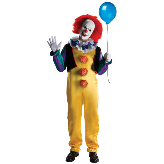 Rubies Pennywise Deluxe kostým s maskou a vlasy