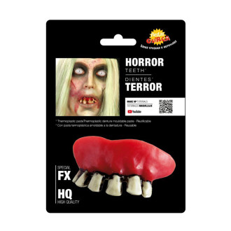 Fiestas Guirca Zombie zuby s termoplastickou hmotou