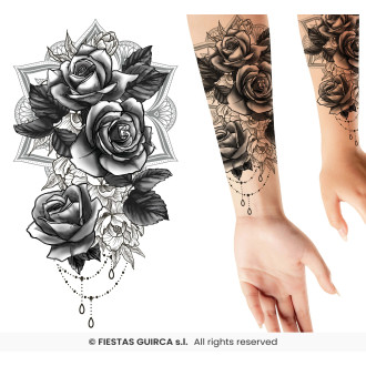 Roses tattoo - tetování