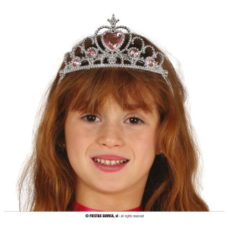 Diadém pro princezny stříbrný